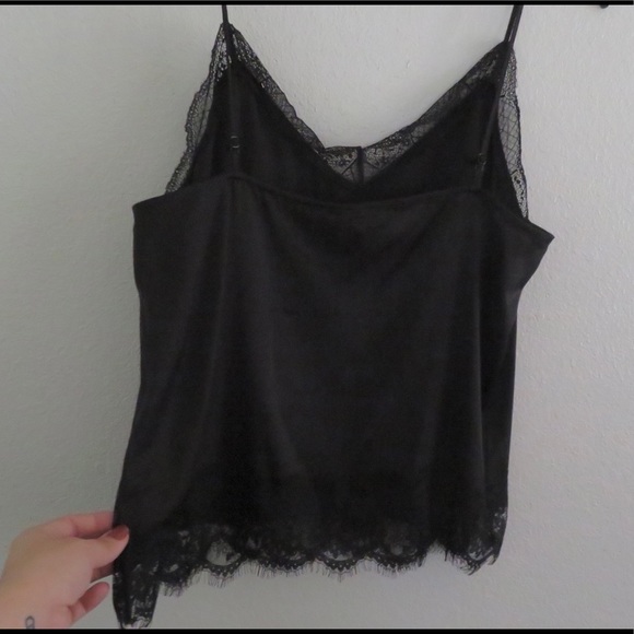 H&M Lace Silky Camisole Size: 8 - Picture 2 of 5